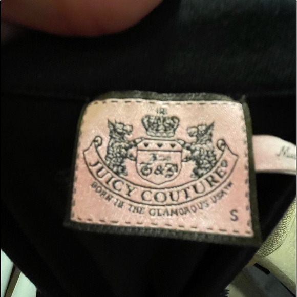 Juicy Couture Exaggerated Ruffle Crochet Shirt Sleeve Black Dress Small … - Picture 5 of 14